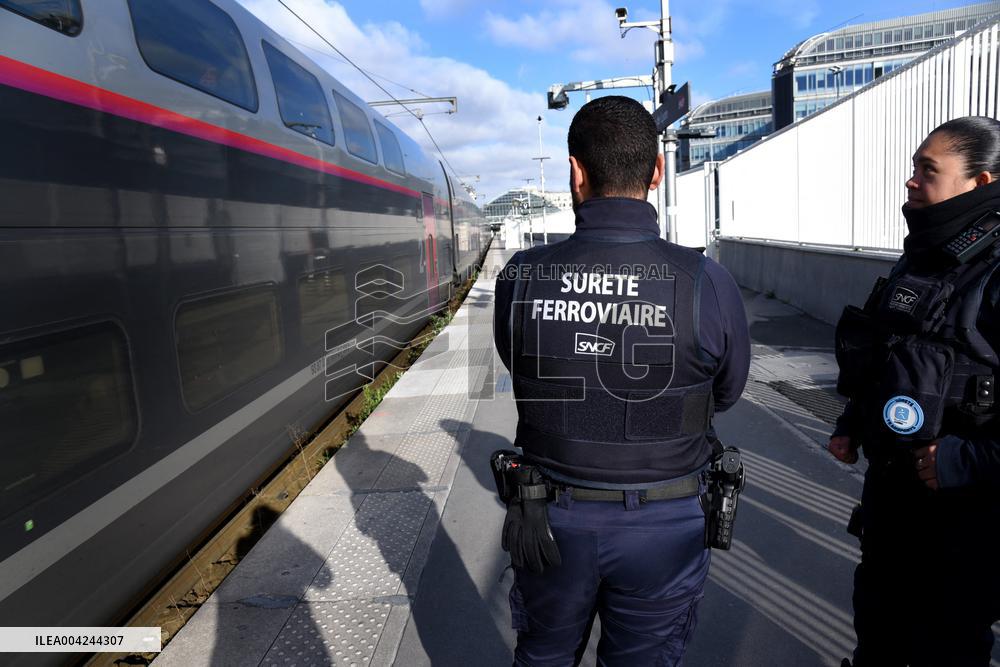 Reopening Of The Paris-Milan TGV Line in Paris