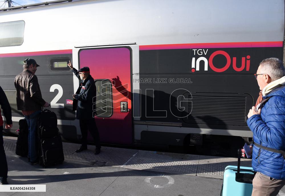 Reopening Of The Paris-Milan TGV Line in Paris