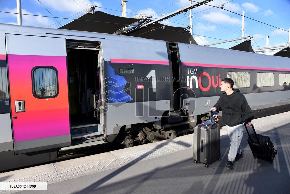 Reopening Of The Paris-Milan TGV Line in Paris