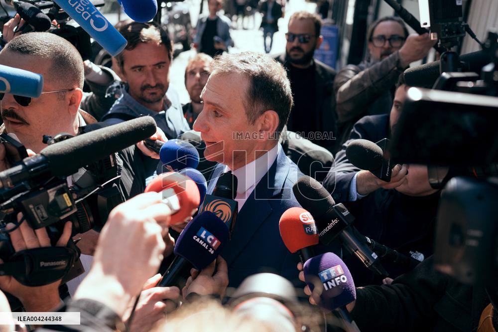 RN Headquarters After The Marine Le Pen Trial - Paris