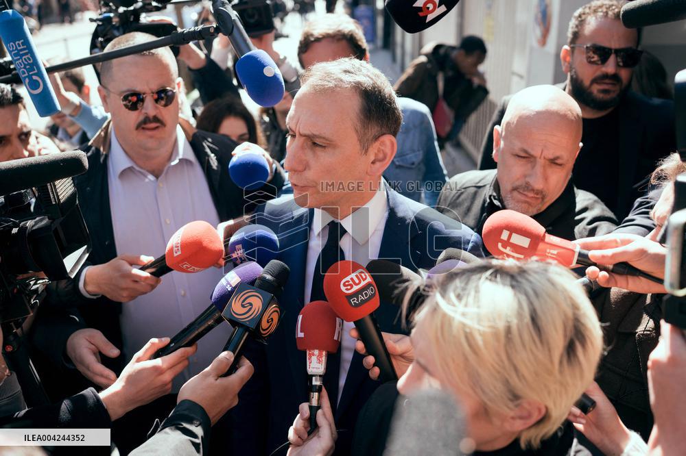RN Headquarters After The Marine Le Pen Trial - Paris