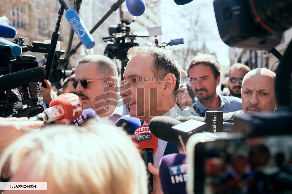 RN Headquarters After The Marine Le Pen Trial - Paris