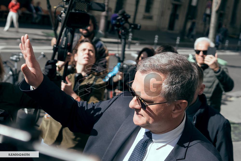 RN Headquarters After The Marine Le Pen Trial - Paris