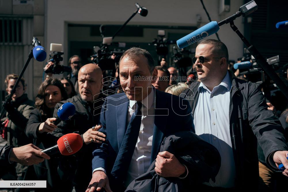 RN Headquarters After The Marine Le Pen Trial - Paris