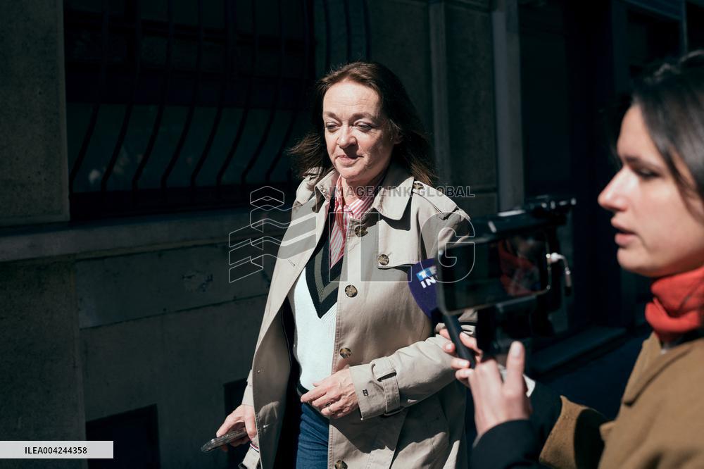 RN Headquarters After The Marine Le Pen Trial - Paris