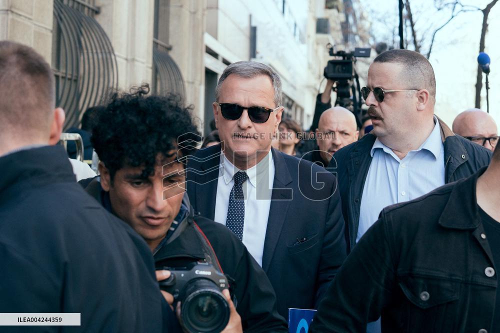 RN Headquarters After The Marine Le Pen Trial - Paris