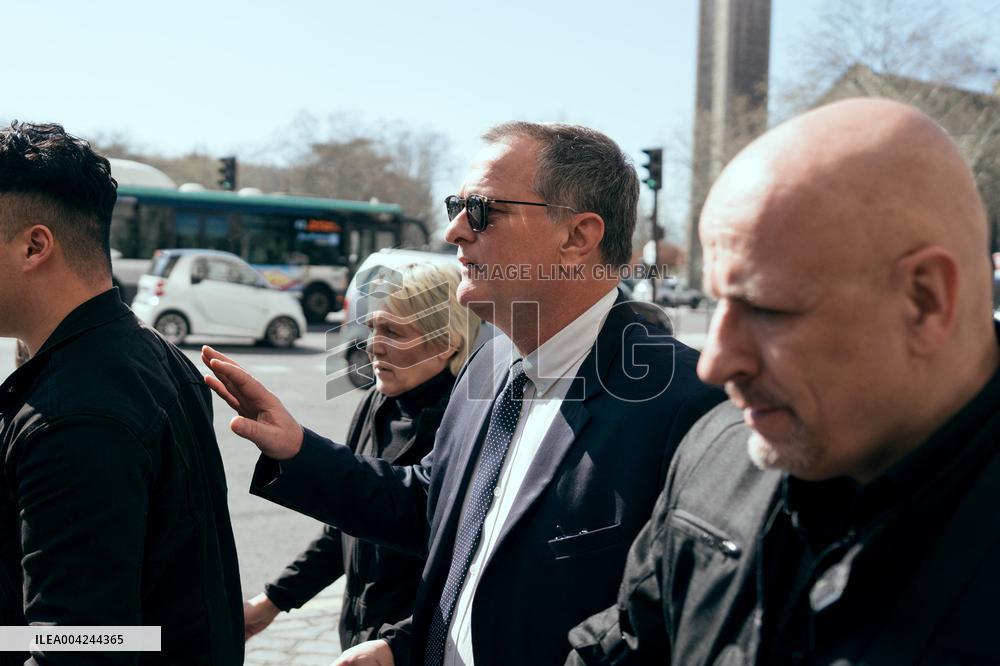 RN Headquarters After The Marine Le Pen Trial - Paris