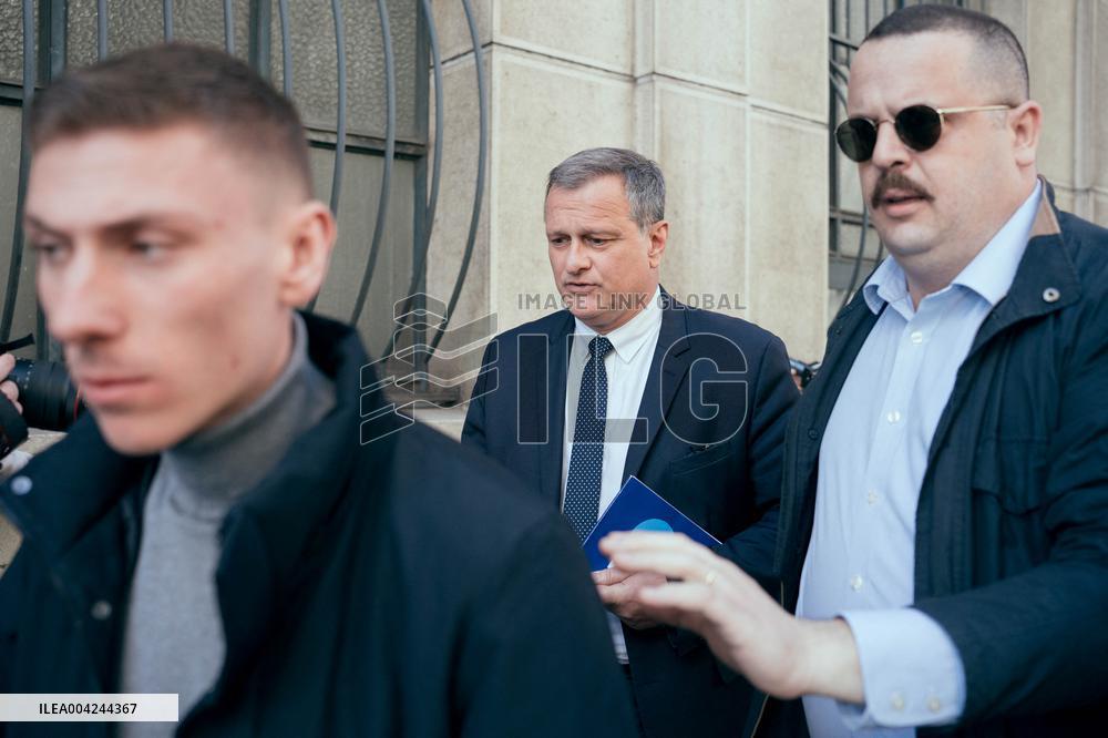 RN Headquarters After The Marine Le Pen Trial - Paris