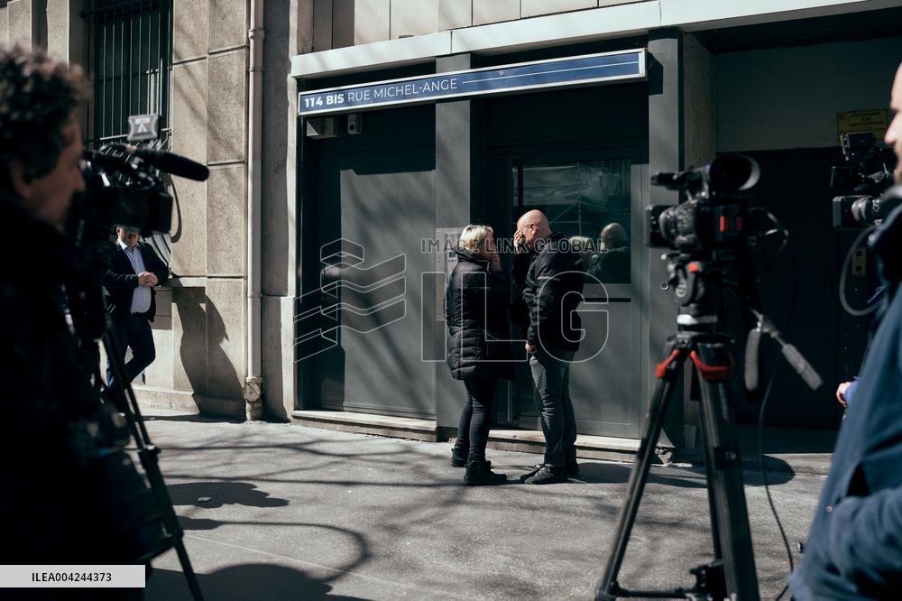 RN Headquarters After The Marine Le Pen Trial - Paris