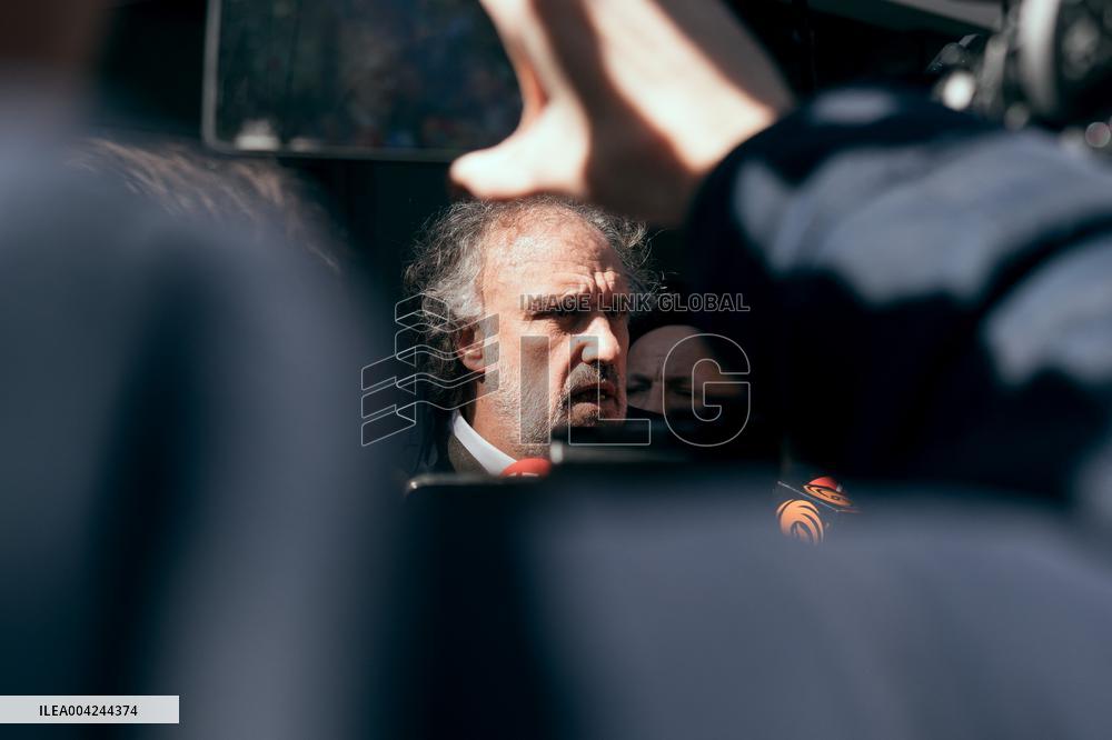 RN Headquarters After The Marine Le Pen Trial - Paris