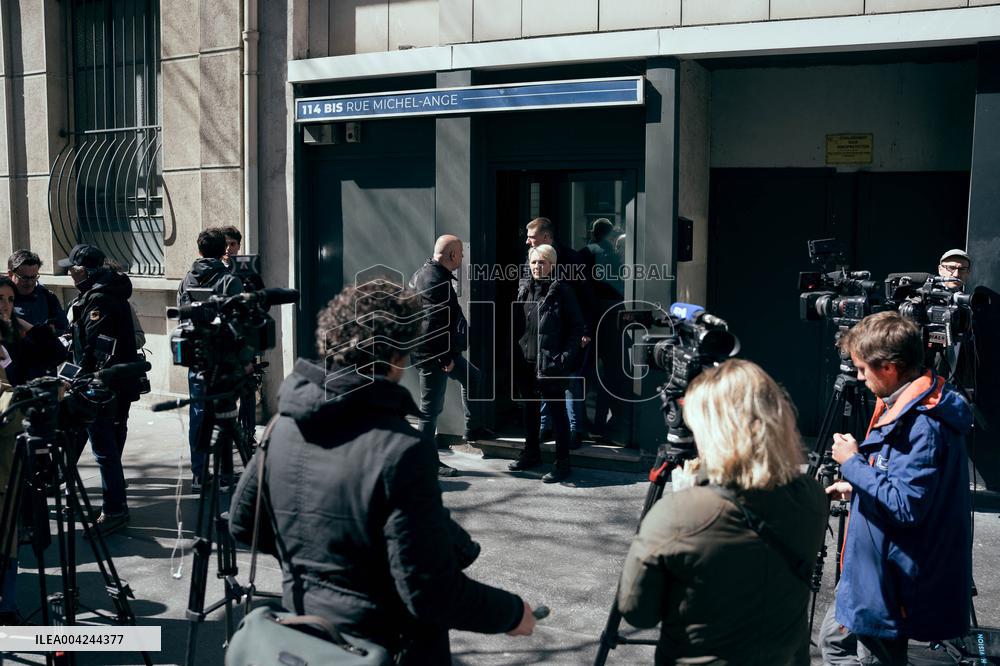 RN Headquarters After The Marine Le Pen Trial - Paris