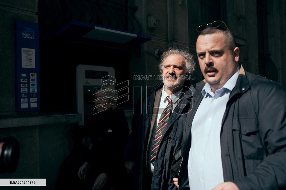 RN Headquarters After The Marine Le Pen Trial - Paris