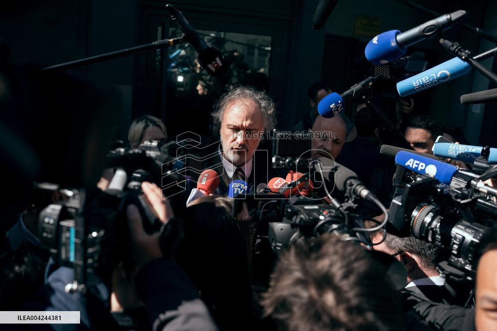 RN Headquarters After The Marine Le Pen Trial - Paris