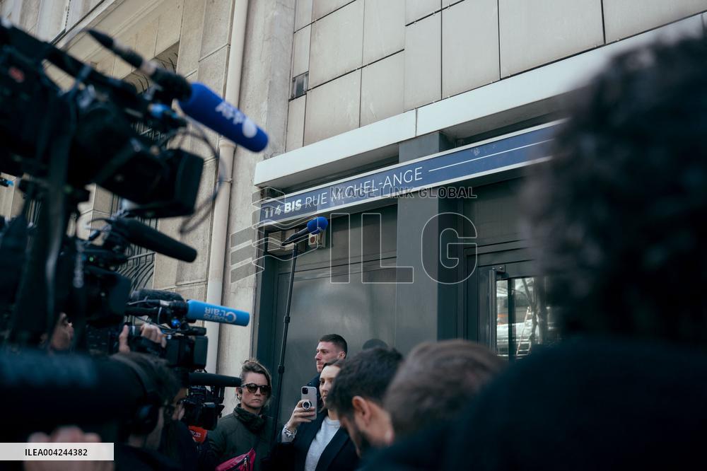 RN Headquarters After The Marine Le Pen Trial - Paris