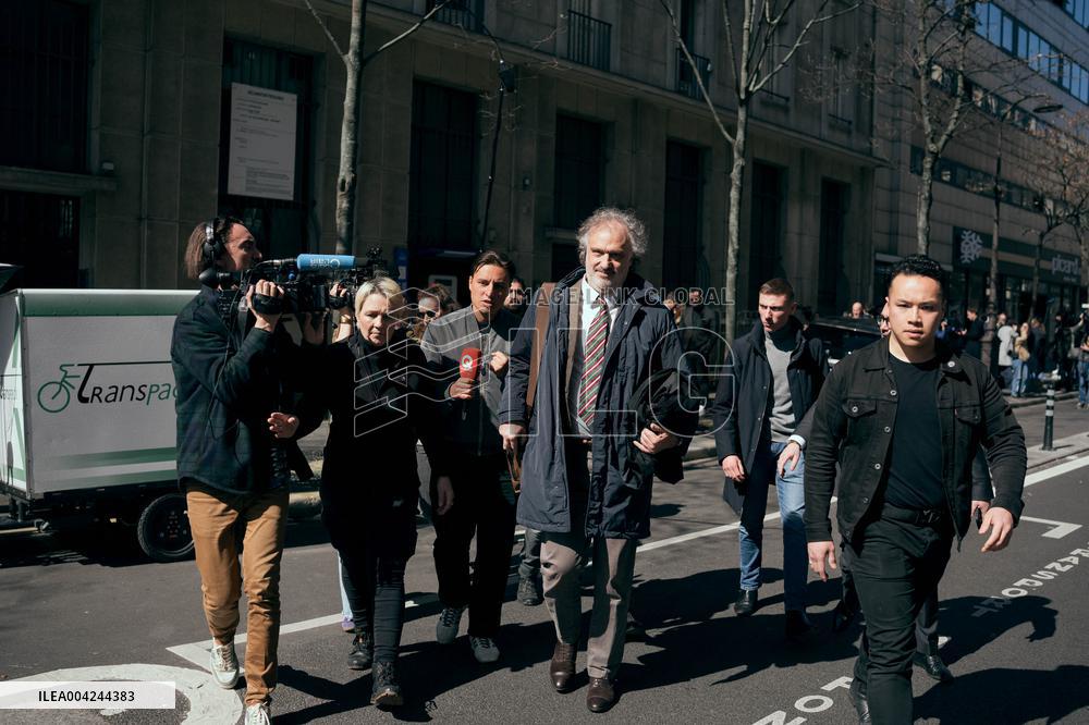 RN Headquarters After The Marine Le Pen Trial - Paris