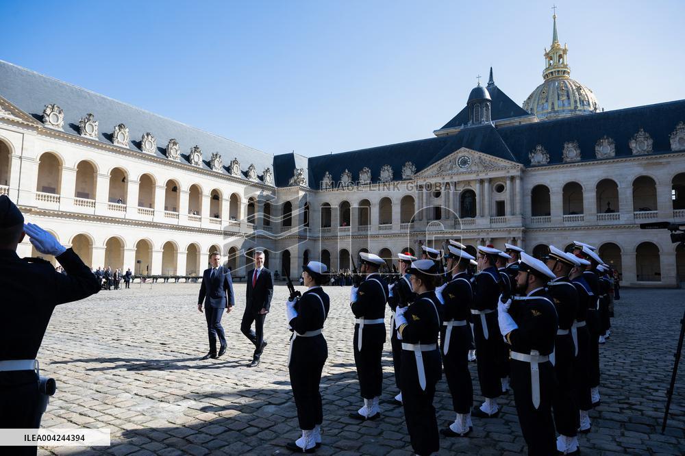 Welcoming Ceremony For The Danish Royal Couple - Paris