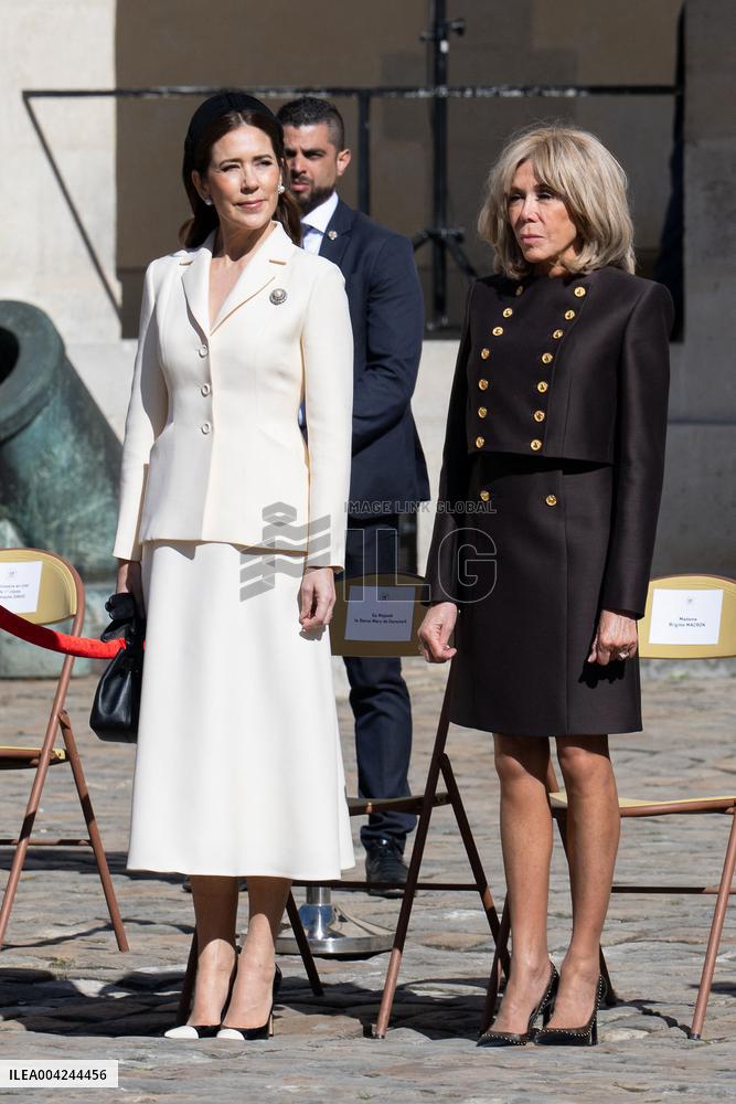 Welcoming Ceremony For The Danish Royal Couple - Paris