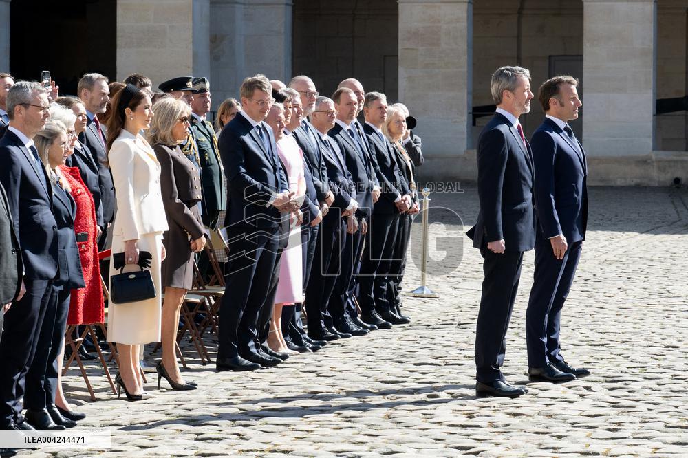 Welcoming Ceremony For The Danish Royal Couple - Paris