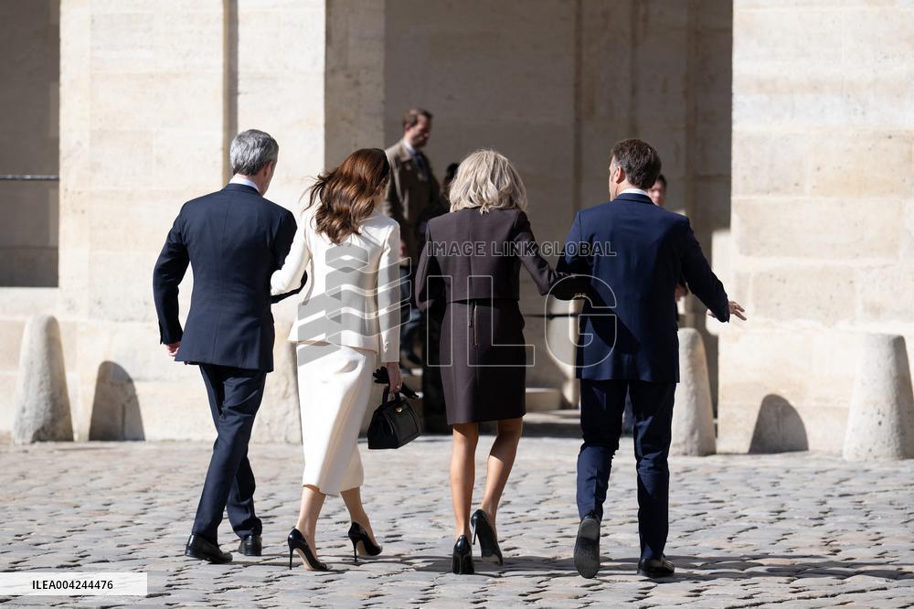 Welcoming Ceremony For The Danish Royal Couple - Paris