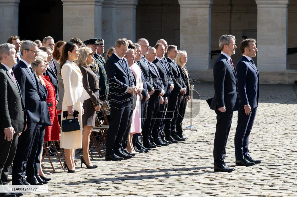 Welcoming Ceremony For The Danish Royal Couple - Paris