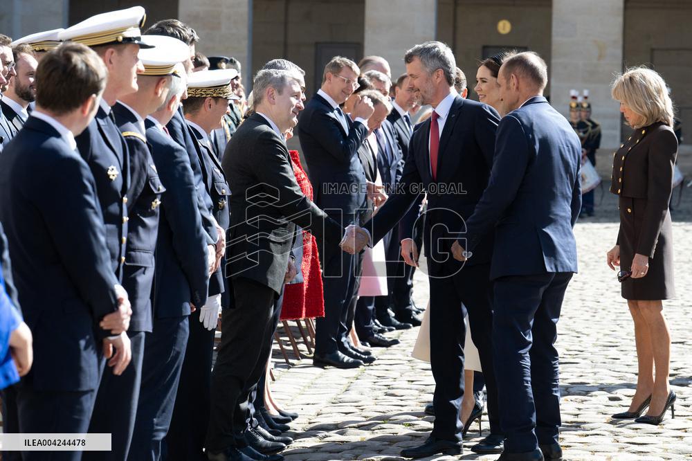 Welcoming Ceremony For The Danish Royal Couple - Paris