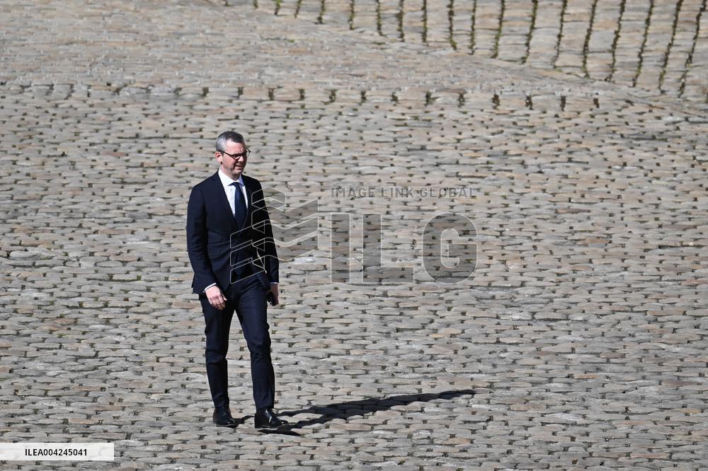 Welcome Ceremony For King Of Denmark At The Invalides - Paris