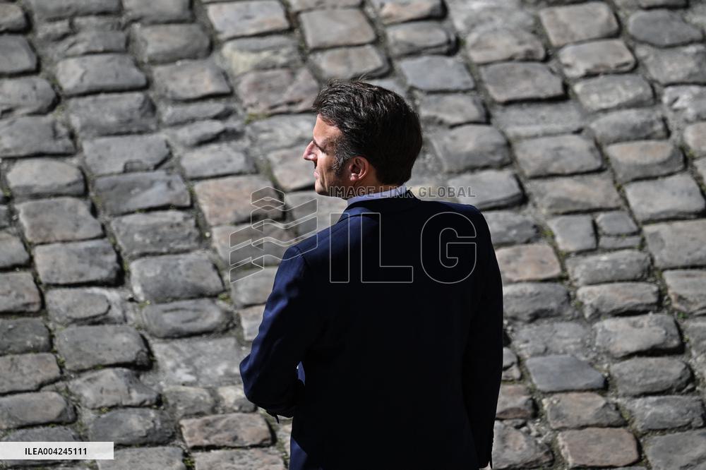 Welcome Ceremony For King Of Denmark At The Invalides - Paris