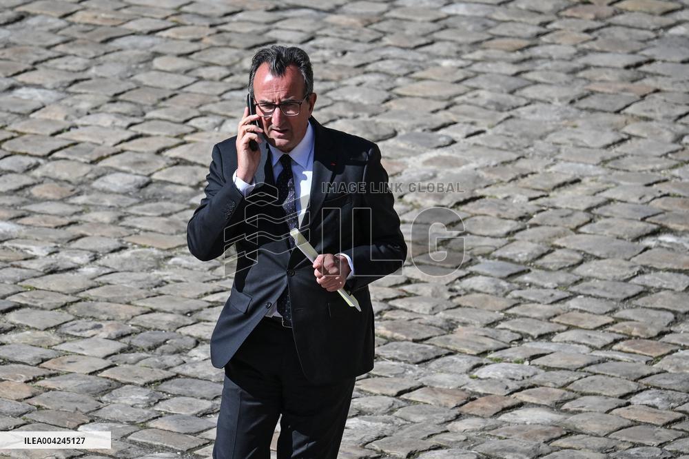 Welcome Ceremony For King Of Denmark At The Invalides - Paris