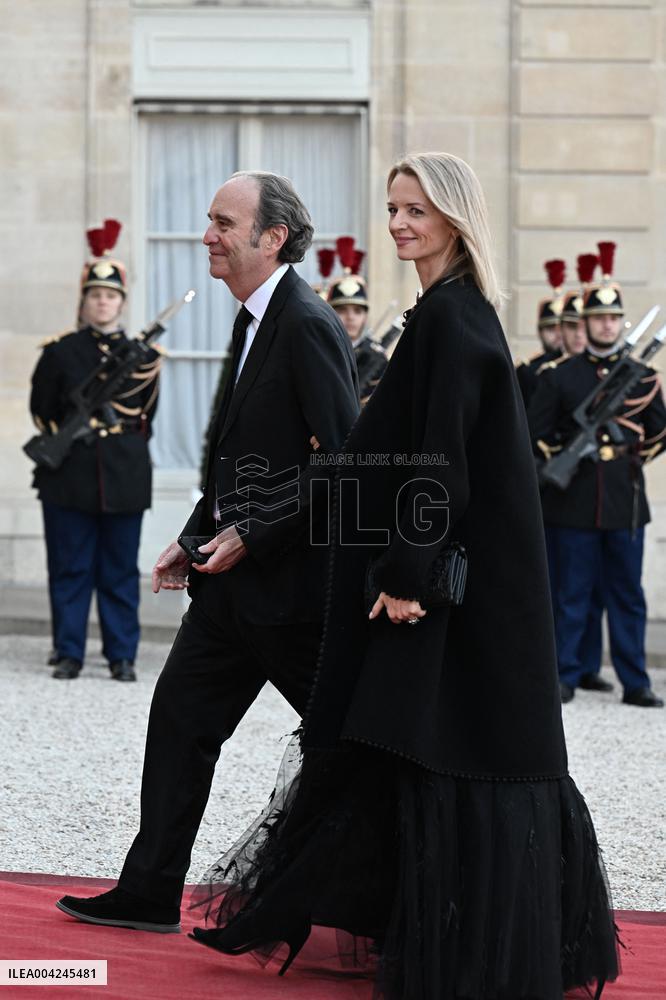 State Dinner In Honor Of King And Queen Of Denmark - Paris