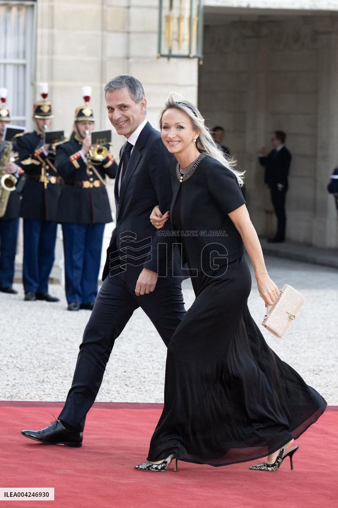 State Dinner King and Queen of Denmark - Paris