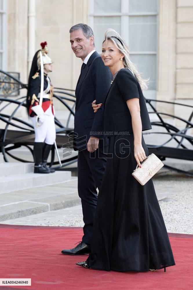 State Dinner King and Queen of Denmark - Paris