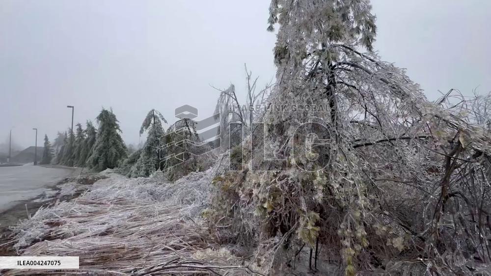 Canada: Major Ice Storm Leaves Thousands Without Power in Ontario 2