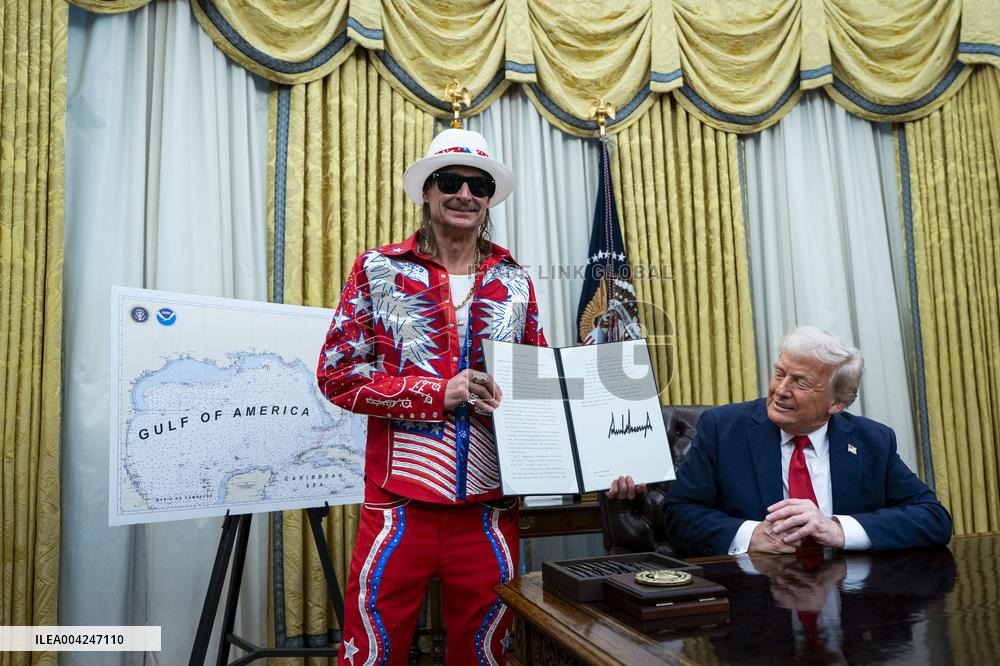 Kid Rock Joins Trump For Order Targeting Entertainment Industry Competition - DC