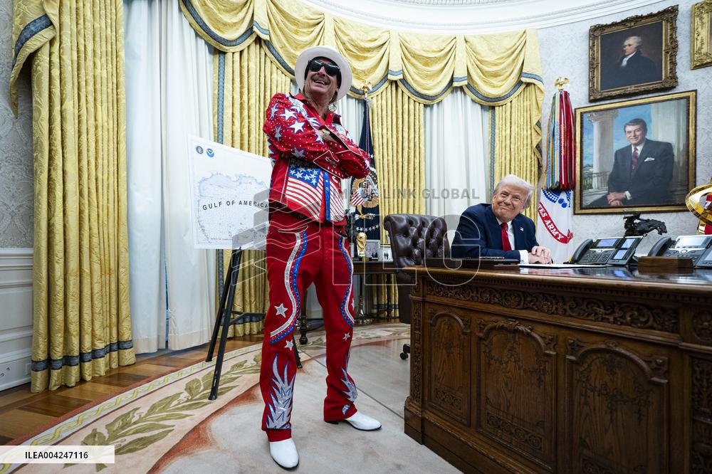 Kid Rock Joins Trump For Order Targeting Entertainment Industry Competition - DC