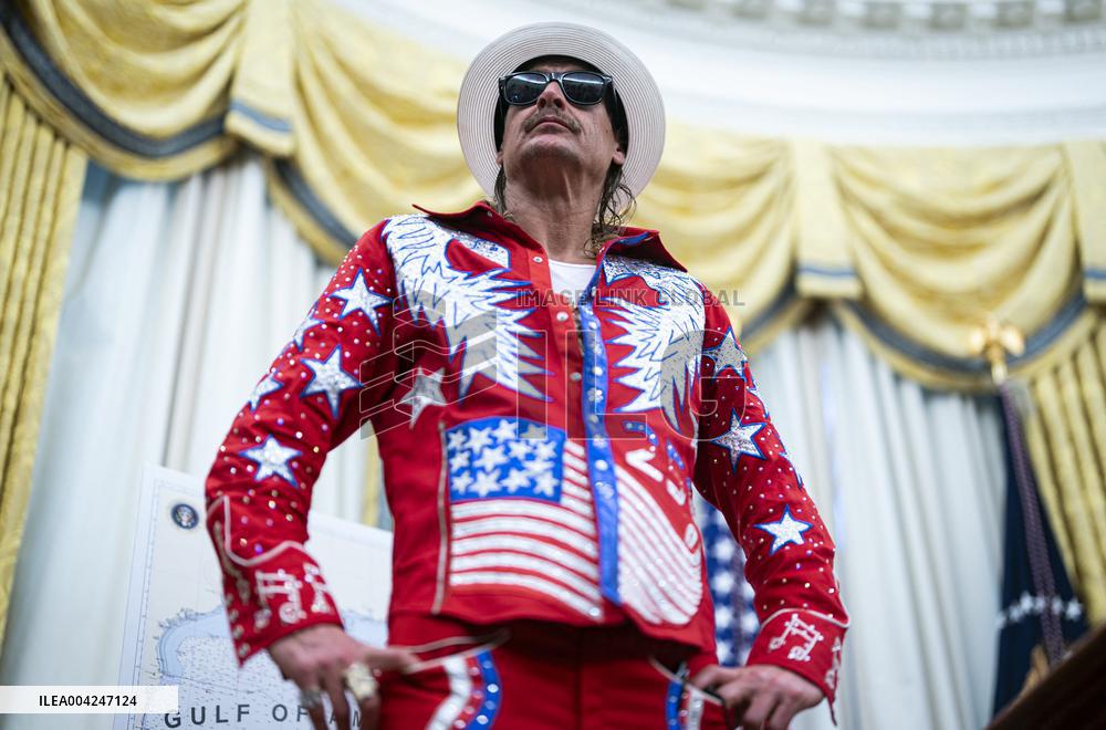 Kid Rock Joins Trump For Order Targeting Entertainment Industry Competition - DC