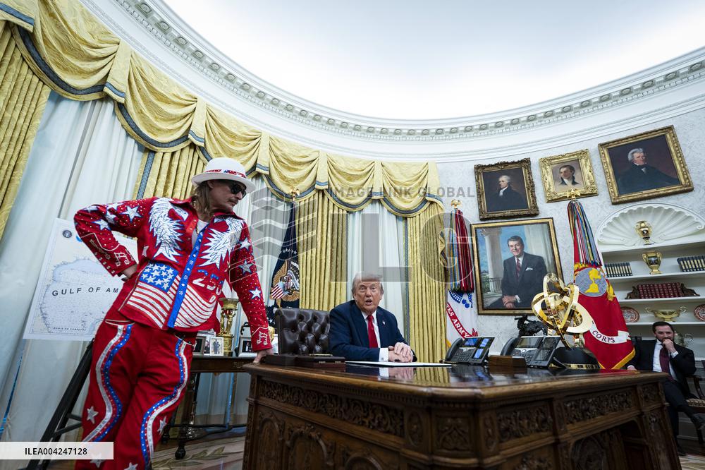 Kid Rock Joins Trump For Order Targeting Entertainment Industry Competition - DC