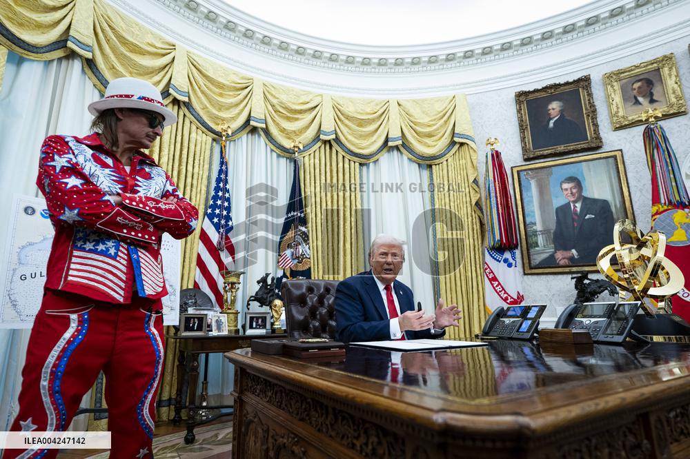 Kid Rock Joins Trump For Order Targeting Entertainment Industry Competition - DC