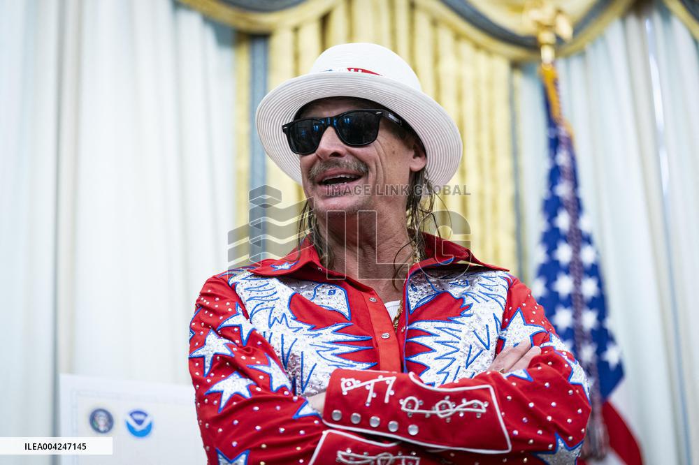 Kid Rock Joins Trump For Order Targeting Entertainment Industry Competition - DC