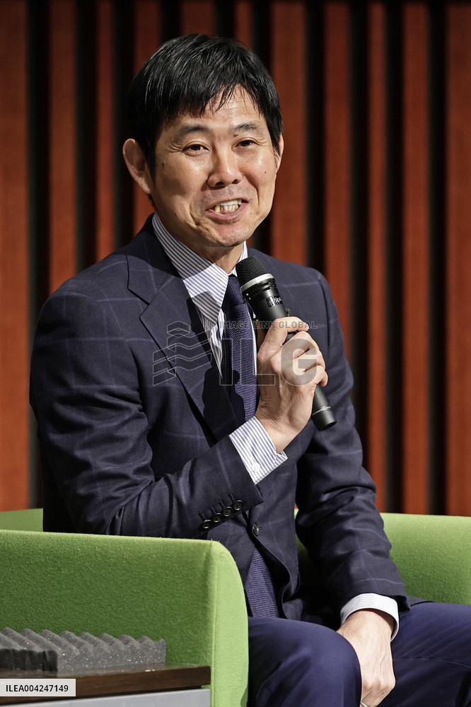 Soccer: Japan manager Moriyasu