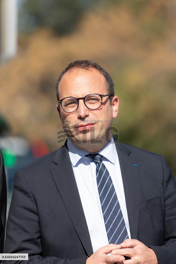 Marie Barsacq Visit To Nice