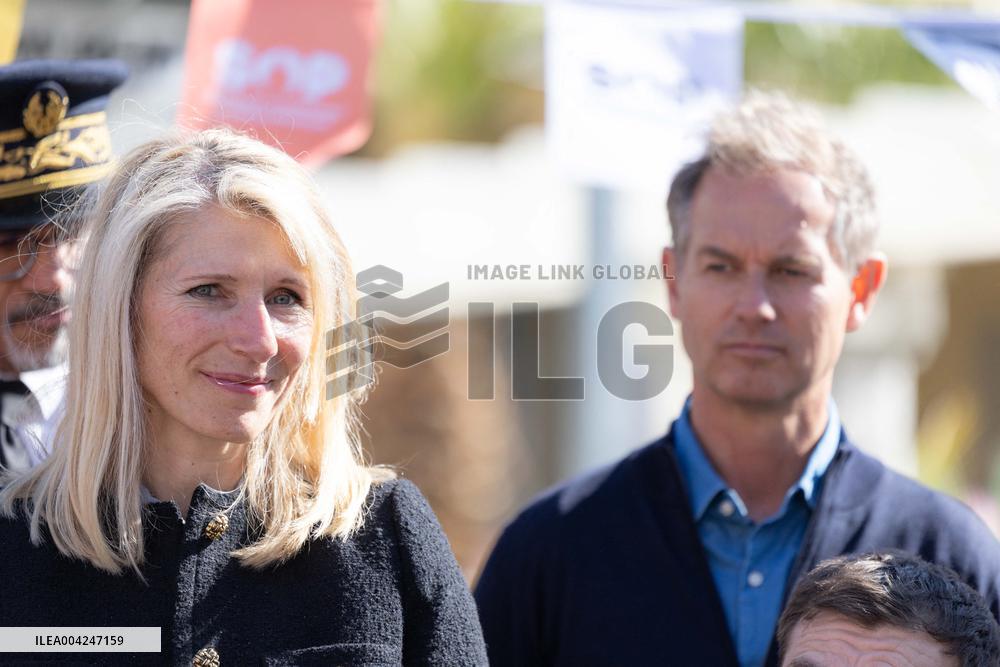 Marie Barsacq Visit To Nice