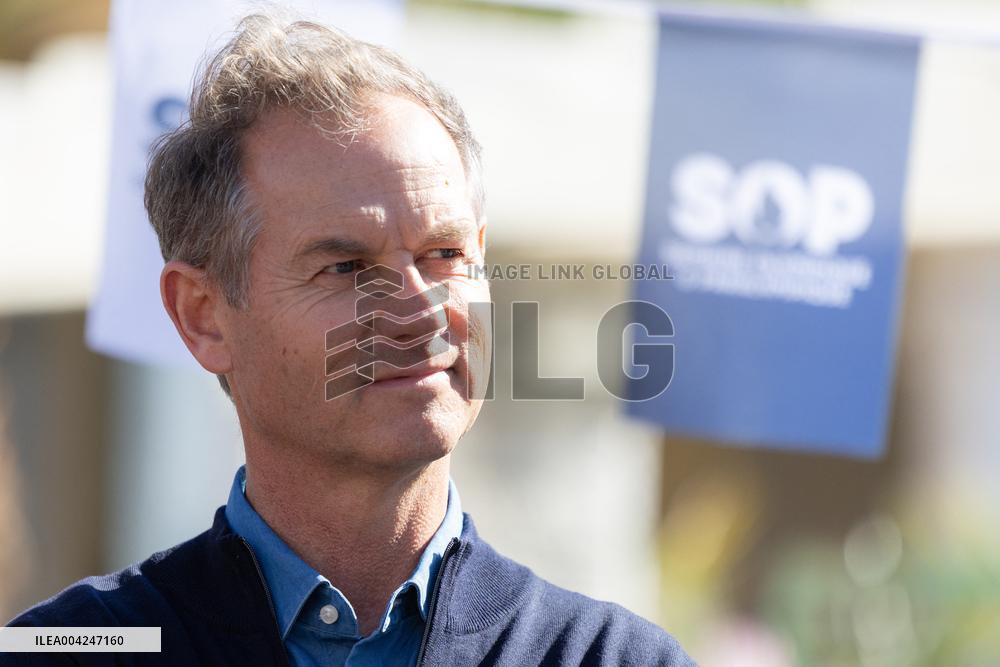 Marie Barsacq Visit To Nice