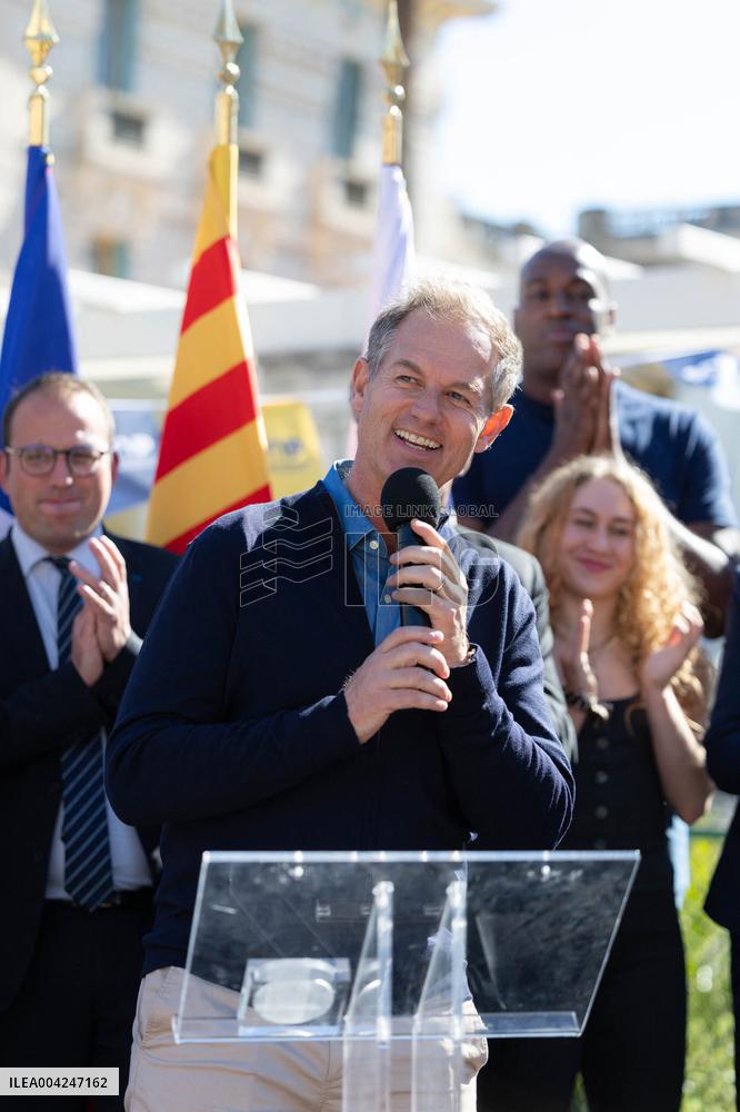 Marie Barsacq Visit To Nice