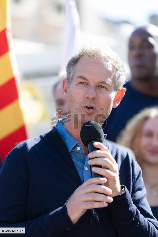 Marie Barsacq Visit To Nice