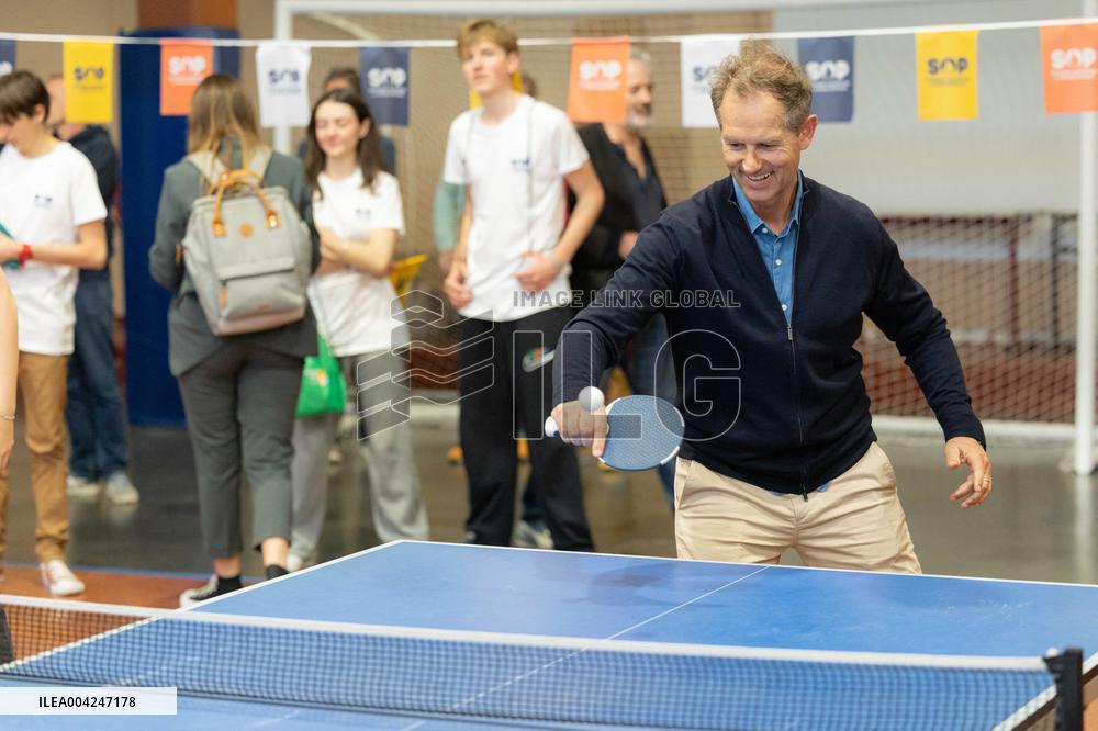 Marie Barsacq Visit To Nice