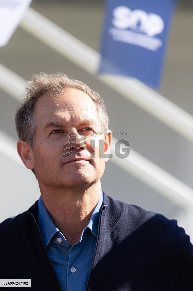 Marie Barsacq Visit To Nice