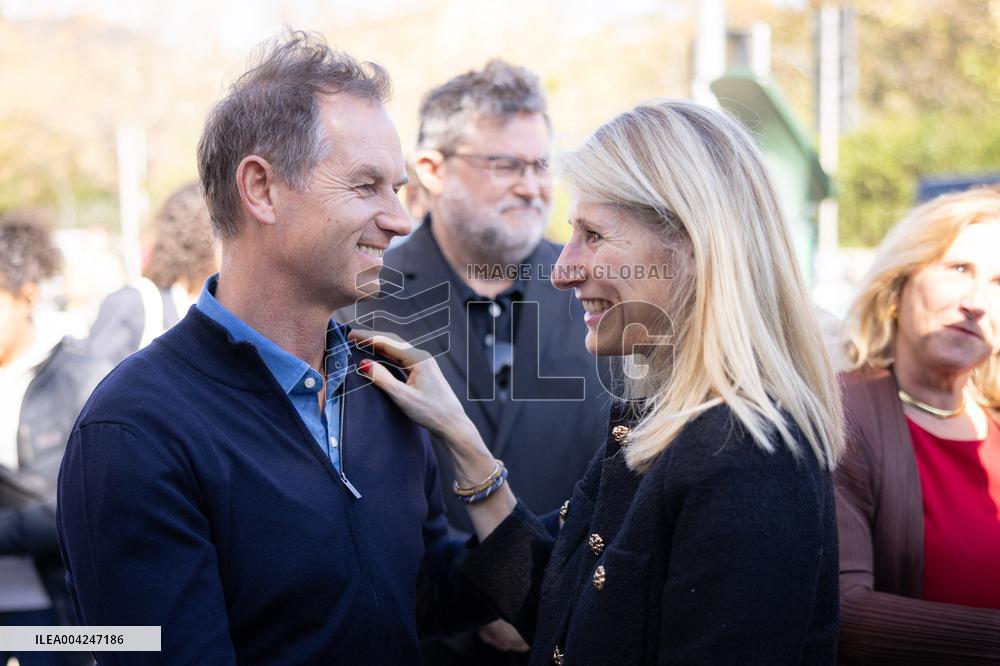 Marie Barsacq Visit To Nice