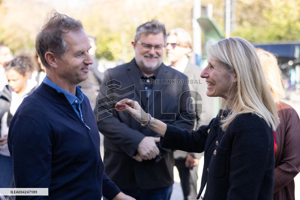 Marie Barsacq Visit To Nice