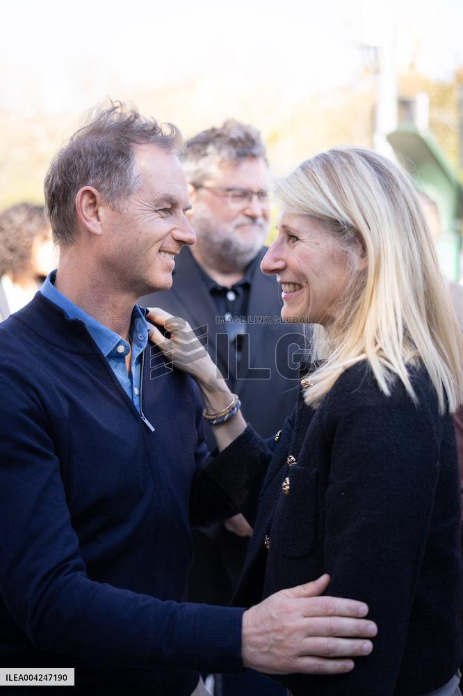 Marie Barsacq Visit To Nice