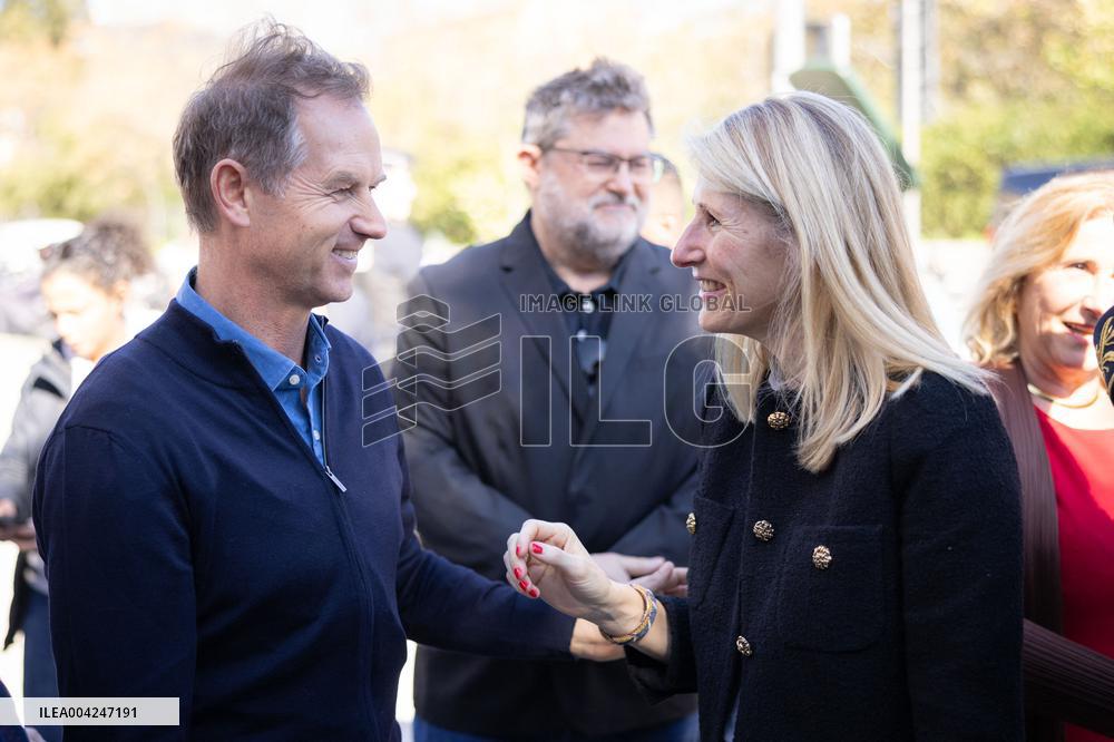 Marie Barsacq Visit To Nice